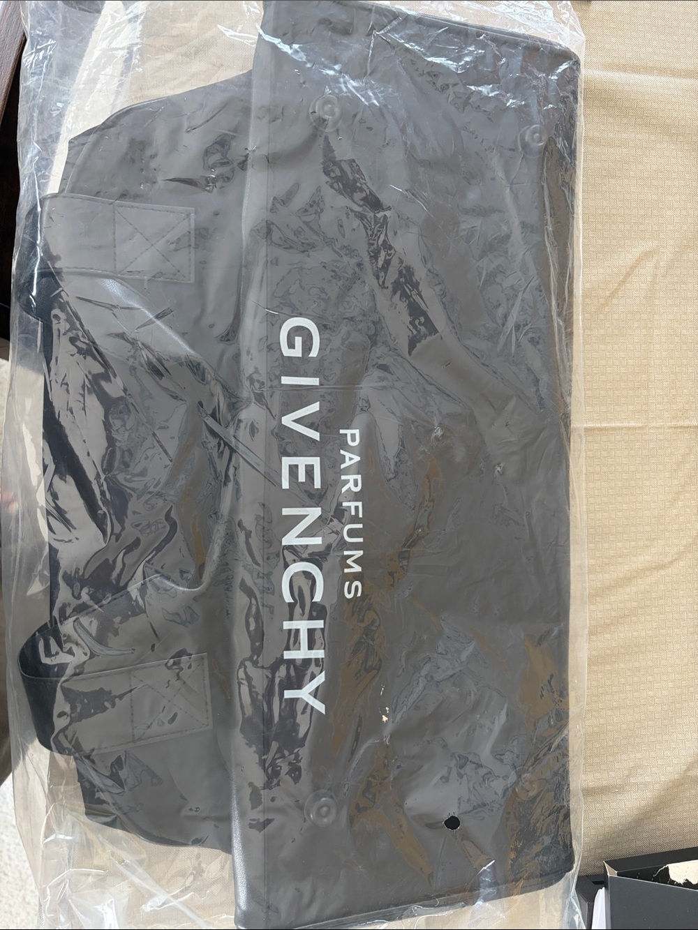 Givenchy Vintage Black Logo Parfums Tote